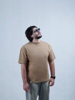 تیشرت ساده مردانه نخی با طراحی کلاسیک – مناسب استفاده روزمره